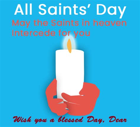 All Saints Day Blessings Dear Free All Saints Day Ecards 123