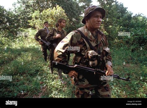 Soldiers Of The Revolutionary Armed Forces Of Colombia Farc Guerrilla