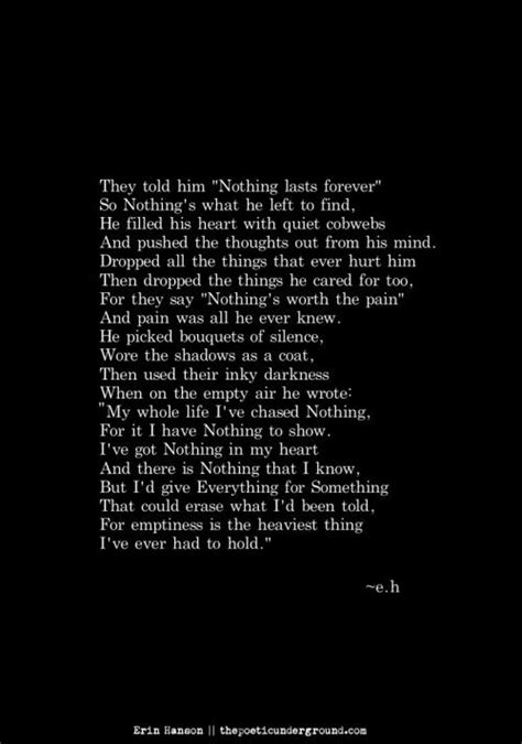 They Told Him Nothing Last Forever Eh Poems Poem Quotes Words Quotes