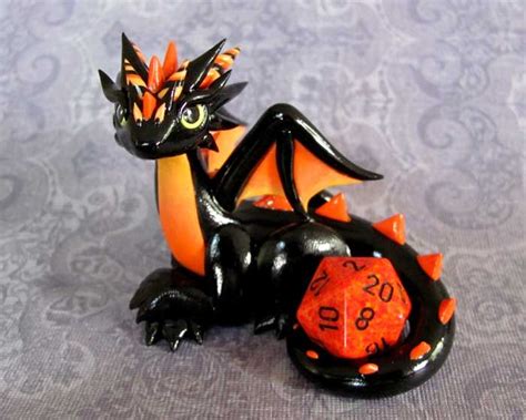 Halloween Dice Dragon By Dragonsandbeasties On Deviantart Polymer