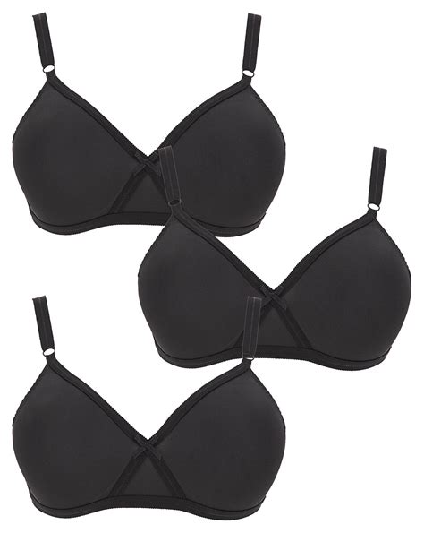 3 Pack Claire Moulded Full Cup Bras J D Williams