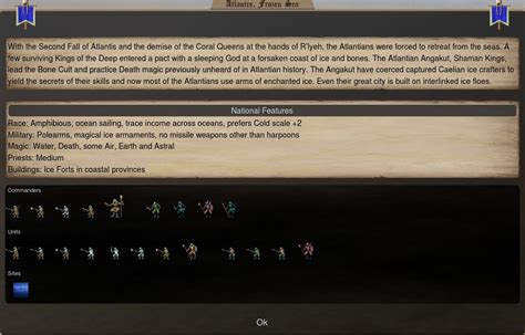 It is characterized by simplistic graphics, a functional ui, and deep gameplay, with a roster of over 80 playable nations able to interact with more than 900 unique spells. Choisir sa nation (Guide Dominions 5 : épisode 01)