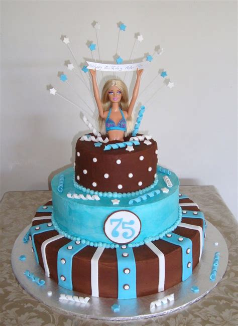 Barbie Jumping Out Of A Cake
