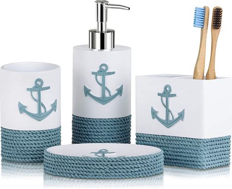 Coastal And Nautical Bathroom Accessories The Nautical Decor Store