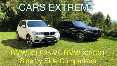 Side By Side Comparison And Walkaround 2017 Bmw X3 Xdrive20d F25 Vs 2019