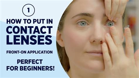 How To Put In Contact Lenses Super Easy Method 1 Youtube