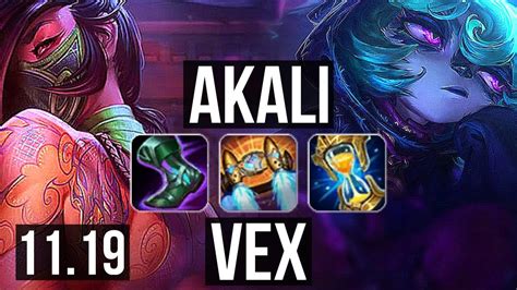 Akali Vs Vex Mid Defeat M Mastery Legendary Games Na Diamond V Youtube