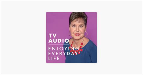 ‎joyce Meyer Enjoying Everyday Life Tv Audio Podcast On Apple Podcasts