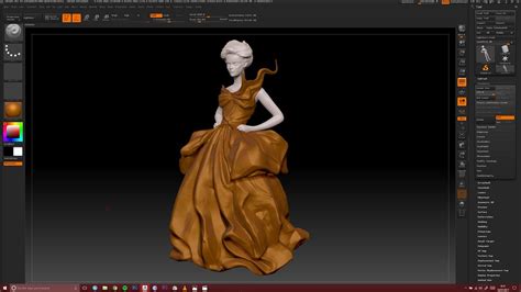 Quick Sculpting Of Clothes In Zbrush Timelapse Youtube