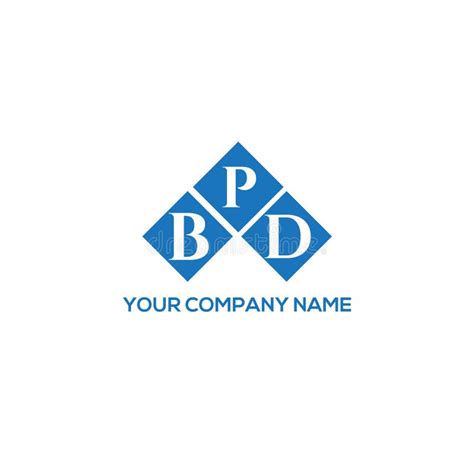 Bpd Letter Logo Design On White Background Bpd Creative Initials
