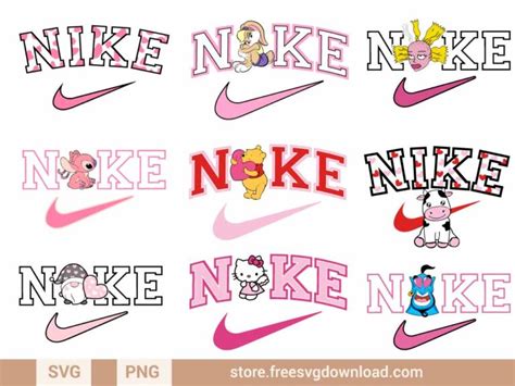 Nike Pink SVG Bundle (FSD-A54) Nike Valentine Svg - Store Free SVG Download