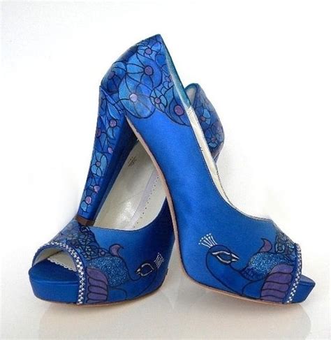 Shop for wedding shoes of casuals, ethnic, designer collections.be it classic leather, textured, or velvet materials, our designs will leave you mesmerised. Hand Crafted Design Your Own Peacock Shoes by NoryfromBOCA | CustomMade.com
