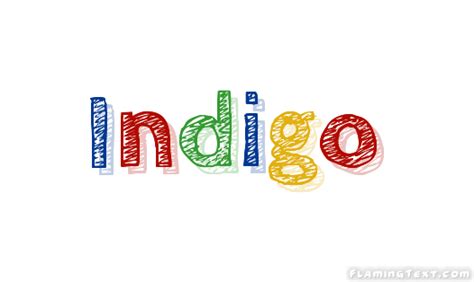 Indigo Logo Free Name Design Tool From Flaming Text