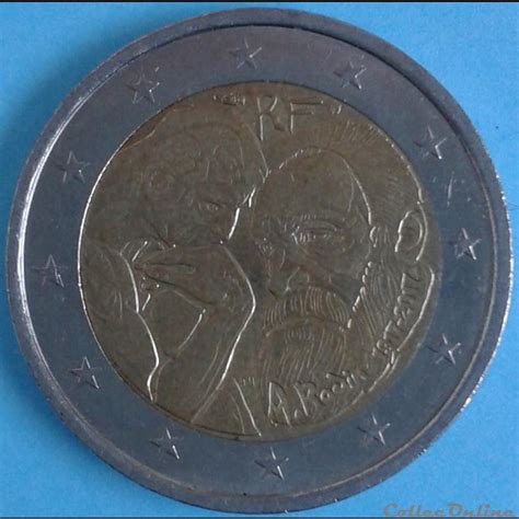 France 2017 2 Euros Auguste Rodin Münzen Euro Frankreich