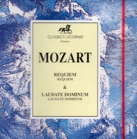 Mozart Requiem Laudate Dominum De Chorus Of The Viennese Choir Boys