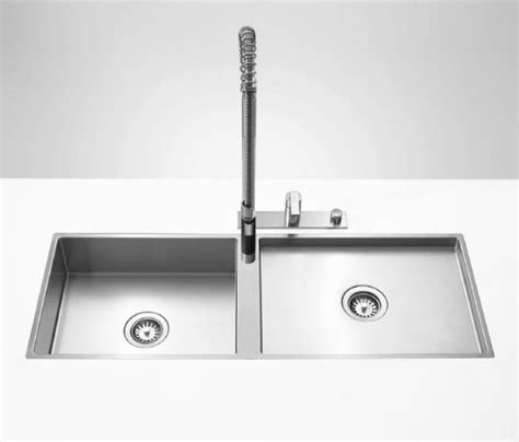 Kitchen Sinks In Brushed Stainless Steel Double Sink Architonic