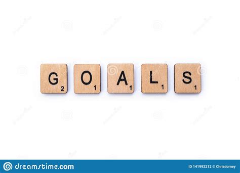 The Word Goals Stock Photo Image Of Illustrative Intense 141992212