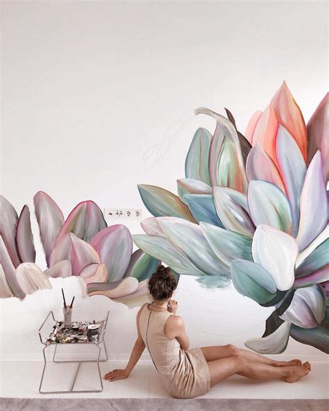 Mesmerizing Flower Murals Turn Ordinary Rooms Into Spaces With Blooming