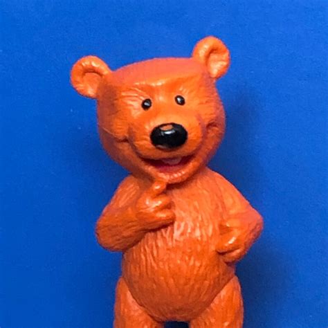 Ojo Bear From The Big Blue House Pvc Figure Bear Cub Ojo Etsy
