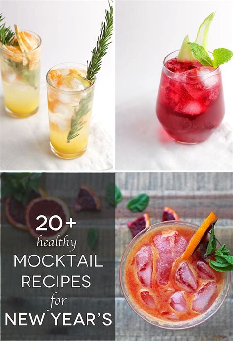 20 Healthy Mocktails For New Years In Sonnets Kitchen Healthy
