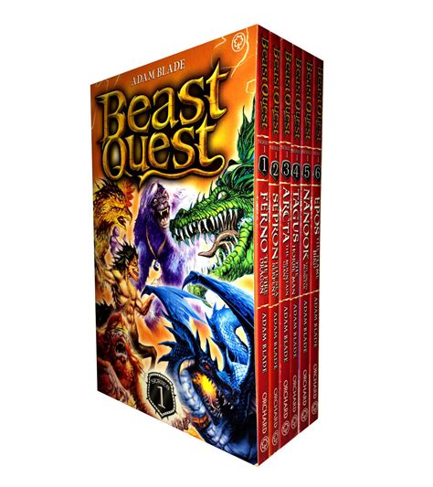 Beast Quest Series 1 6 Books Set 1 To 6 Brand New Epos Nanook Tagus