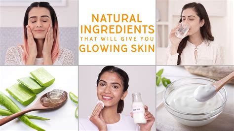The Most Common Natural Ingredients For Glowing Skin Glamrs Skin Care