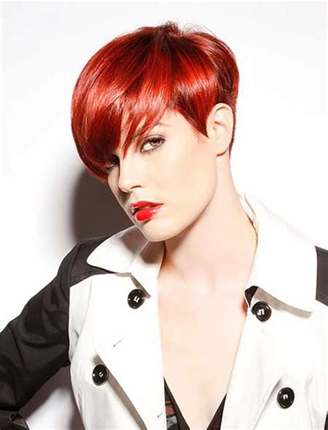 Summer 2017 Red Hair Color Short Hairstyles For Women Hairstyles