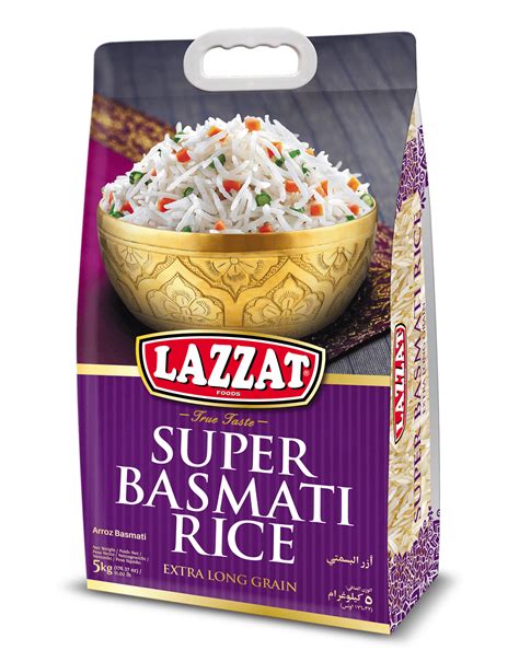 Super Basmati Rice 5kg Lazzat Foods True Taste