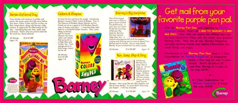 Barney Products Of 1997 By Bestbarneyfan On Deviantart