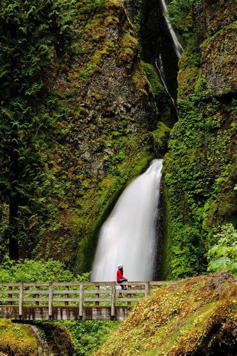 Wahclella Falls Columbia River Gorge Oregon Waterfalls