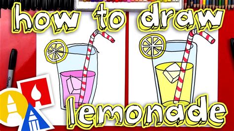 How To Draw A Lemonade This Tutorial Shows The Sketching And Drawing