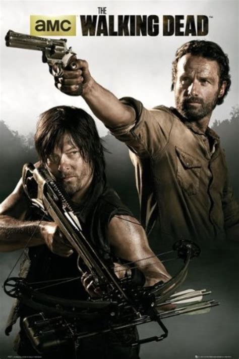 The Walking Dead Tv Show Poster Rick And Daryl Size 24 X 36 Tv 45d