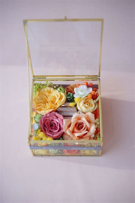 Pin By Lemongrasswedding On Flower Ring Box Decorative Boxes Flower