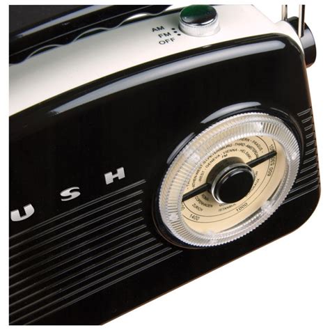 bush retro mini fm radio black alarm clocks and radios home audio audio and video gmv trade