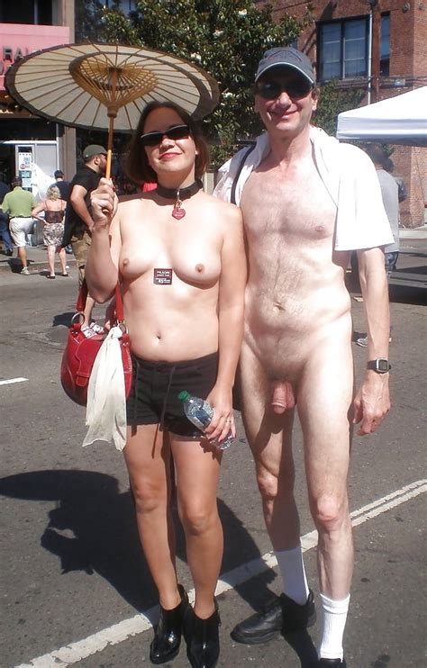 Exhibitionist Naked Girls Public Boob Flashers Brucie CFNM 4 18