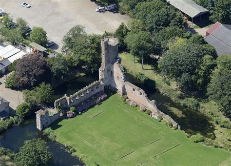 Caister Castle In Norfolk Aerial English Castles Castle British