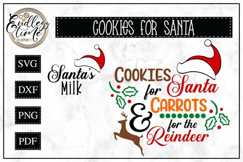 Cookies And Milk For Santa Free Svg / Dear Santa Cookies For Santa Tray