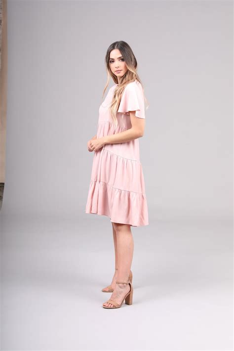 Peyton Pink Tiered Dress A Closet Full Of Dresses