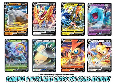 100 Pokemon Card Rares And Foils And 1 Random V Ultra Rare Card Includes
