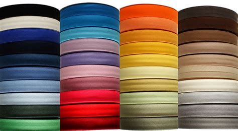 0 60 € m baumwolle schrägband gefalzt blende 20mm 40 20 25m farbauswahl ebay