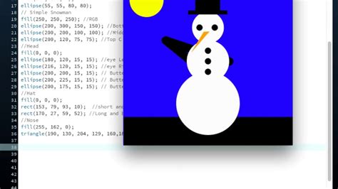 how to draw a snowman in python