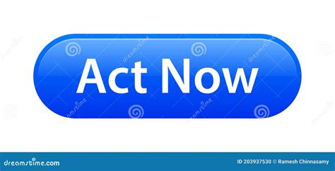 Act Now Button Stock Vector Illustration Of Expert