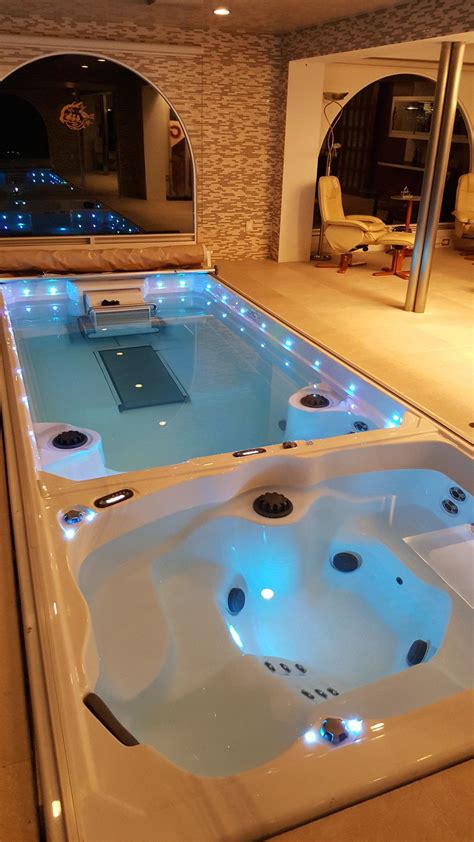 Endless Pools® 19 Dual Temperature Swim Spa Dream Rooms Luxury