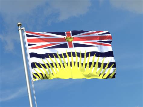 British Columbia Flag For Sale Buy Online At Royal Flags