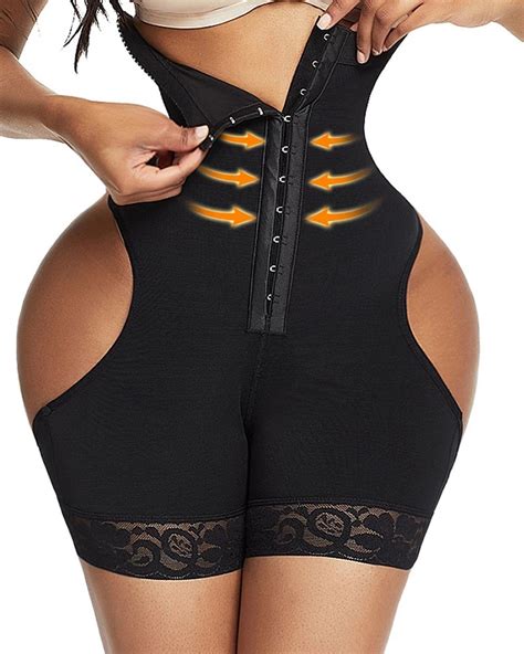 Lace High Waist Butt Lifter Tummy Control Panties Booty Lift Pulling Corset Shapewear Online