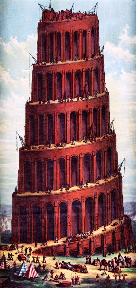 The tower of babel is a great building from the bronze age. The Rucker Archive | Wild and wonderful images of the 19th ...