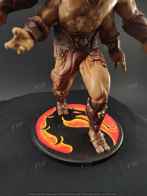Goro Mortal Kombat 3d Printed And Hand Painted Figure Etsy México