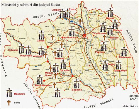 Harta Manastirilor Moldova