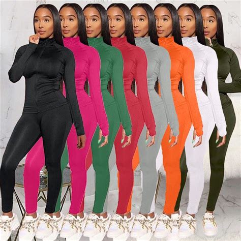 Sexy Bodycon Two Piece Autumn New Arrival Lady Tracksuit Long Sleeve Jogging Women Sweat Suits