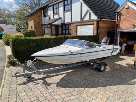 Fletcher Arrowflyte Speed Boat Gto 14ft 4 Seats With Extras For Sale